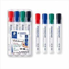 Staedtler Lumocolor 351 - Lot de 4 tableau blanc