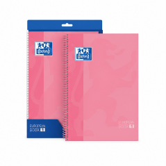 Oxford Europeanbook 1 cahier spirale A4+ rose