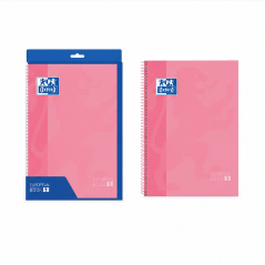 Oxford Europeanbook 1 A4+ spiral notebook pink