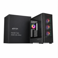 Abysm Danube Sava H500 II Air Black | Boîtier ATX