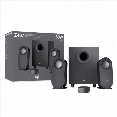 Logitech Z407 Bluetooth ordinateur 2.1 | Noir