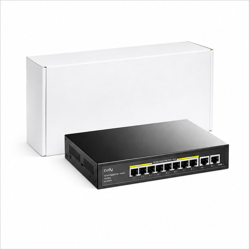 Cudy GS1010PE Switch Gigabit PoE+ 10 ports