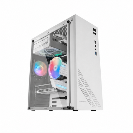 Boîtier PC Mars Gaming MC100 blanc