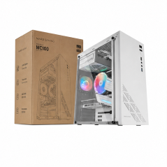 Boîtier PC Mars Gaming MC100 blanc
