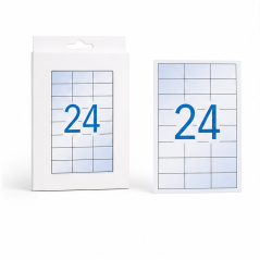 Apli étiquettes transparentes 70 x 37 mm, 10 feuilles