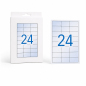 Apli étiquettes transparentes permanentes 70 x 37 mm, 10 feuilles