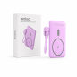 Leotec Wireless Power Bank 5000 mAh 20W Pink