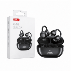 XO G40 Pearl Clip TWS Bluetooth 5.3 Noir