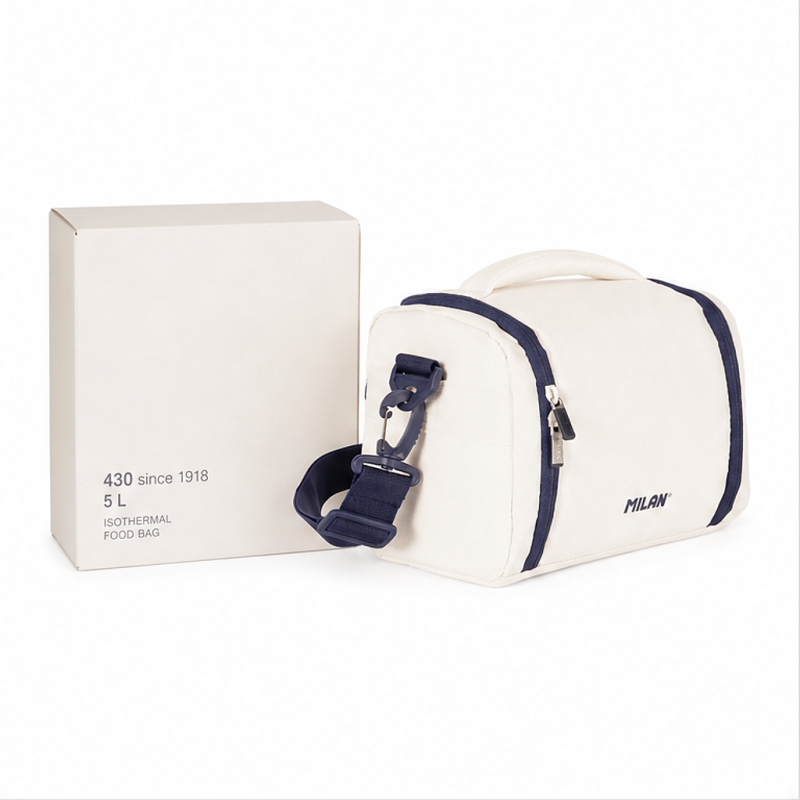 5 L isothermal food bag, 430 since 1918, beige
