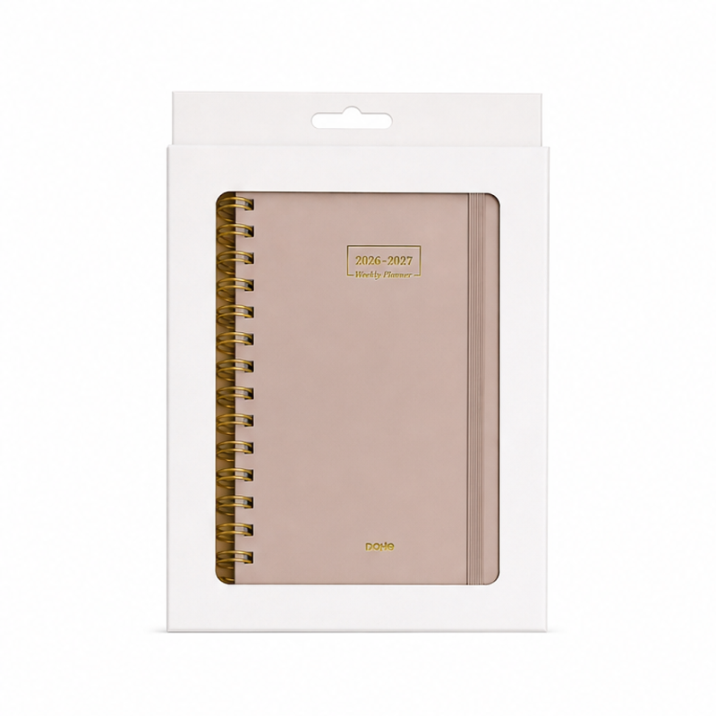 Agenda scolaire Dohe Premium 26/27 A5 semaine vue beige