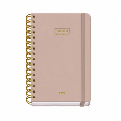 Agenda scolaire Dohe Premium A5 semaine vue beige
