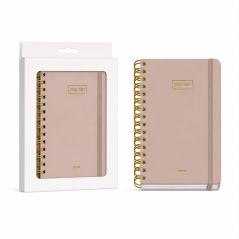 Agenda scolaire Dohe Premium A5 semaine vue beige