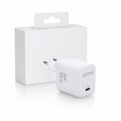 Chargeur GaN Aisens USB-C 35 W blanc | PD 3.0