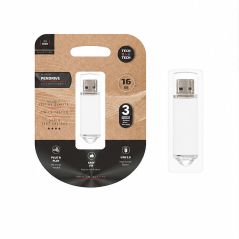 Clé USB TechOneTech 16 Go USB 2.0 blanche