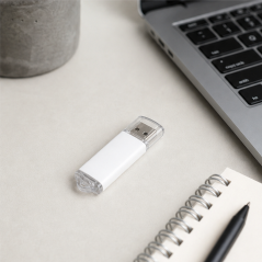 Clé USB TechOneTech 16 Go USB 2.0 blanche