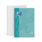 Oxford Europeanbook 1 cahier spirale A4+ 80 feuilles quadrillé 5x5 Ice Mint
