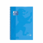 Oxford Europeanbook 1 A4+ notebook, 5x5 mm grid, turquoise, 80 sheets