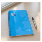 Oxford Europeanbook 1 A4+ quadrillé 5x5 mm, turquoise, 80 feuilles