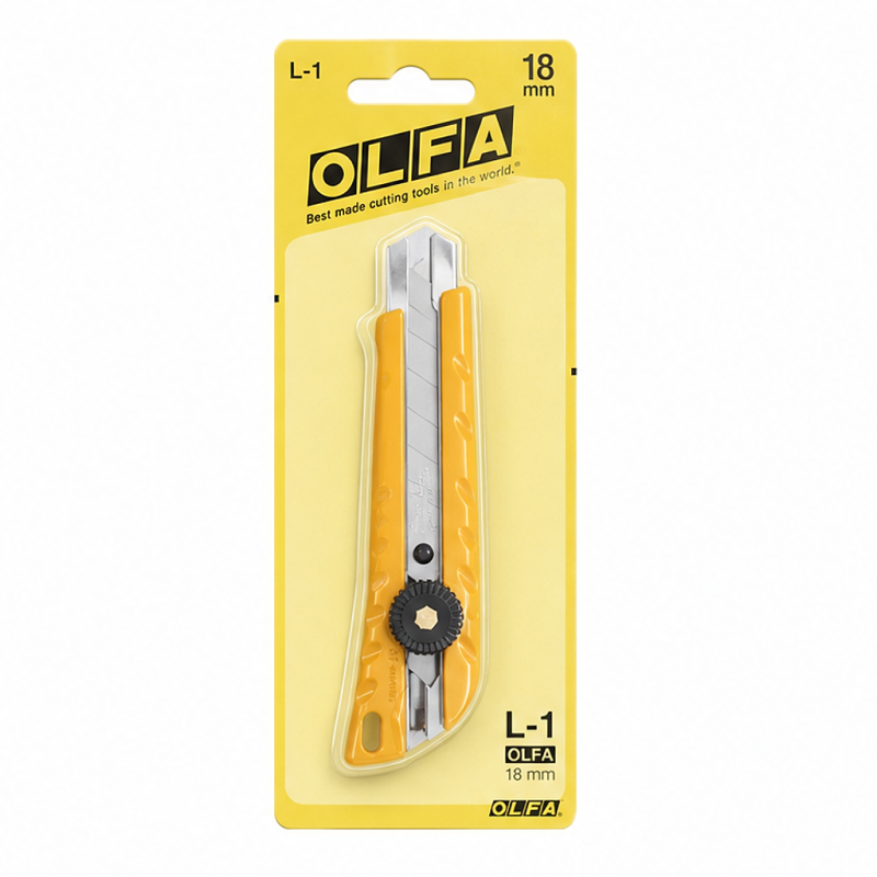 Olfa L-1 Cutter à verrouillage à cliquet