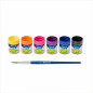 Pelikan Set de 6 gouaches 40 ml avec pinceau n° 4