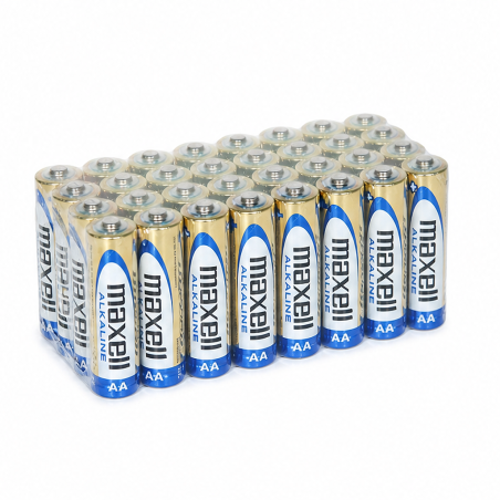 Maxell LR06 AA 1.5V Alkaline Battery Pack of 32