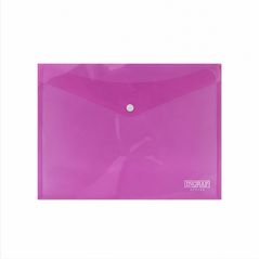 Ingraf pack of 10 A4 button envelopes assorted colors
