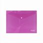 Ingraf Pack of 10 A4 button envelopes, assorted colors