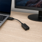 Aisens DisplayPort to HDMI Converter 15 cm Black