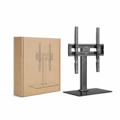 Support TV de table Unykach UK650, verre trempé