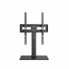 Unykach UK650 tabletop TV stand, tempered glass