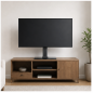 Support TV de table Unykach UK650 avec base en verre trempé