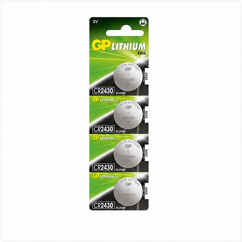 GP Batteries CR2430 3V lithium coin cell 5-pack