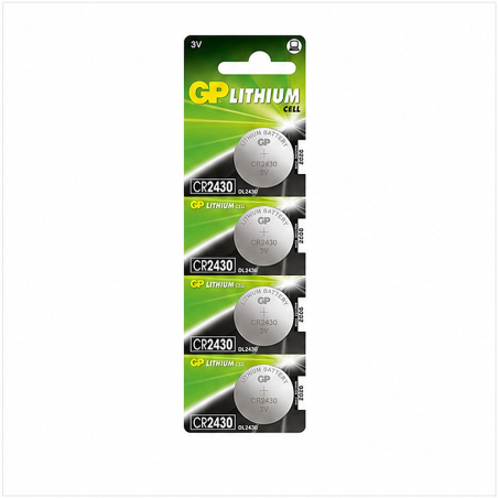 GP Batteries CR2430 3V pack de 5 piles bouton