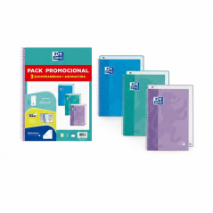 Oxford Europeanbook 1 Touch A4+ pack of 3 notebooks