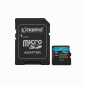 Kingston Canvas Go Plus microSDXC 256 Go avec adaptateur SD