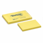Tartan bloc de notes adhésives 76 x 127 mm, jaune clair, lot de 12