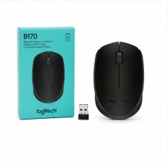 Logitech B170 Souris sans fil noire USB 2,4 GHz