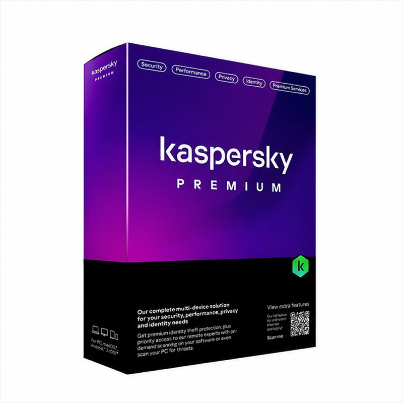 Kaspersky Premium Antivirus 5 appareils 1 an