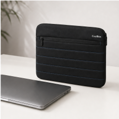 CoolBox 13″ Padded Water-Resistant Sleeve Black