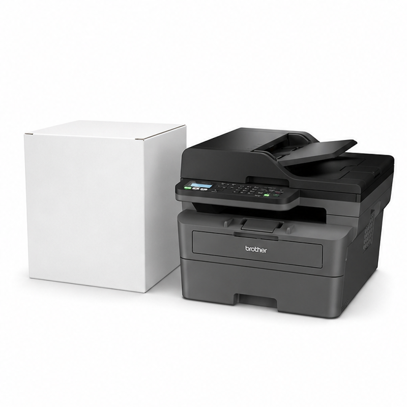 Brother MFC-L2800DW monochrome laser multifunction printer with Wi‑Fi, fax and duplex