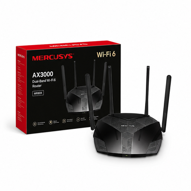Mercusys MR80X Routeur Wi‑Fi 6 AX3000