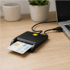 Tooq USB DNIe Card Reader Black | USB 2.0
