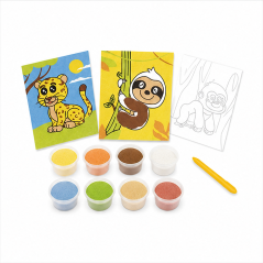 Jovi Play & Fun kit de peinture au sable Animaux