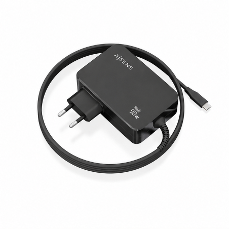 Chargeur Aisens GaN 90W PD3.0 1xUSB-C 1,8 m Noir