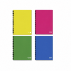 Golden Basic Pack of 5 A4 Grid Notebooks 90 gsm
