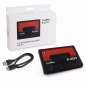 Boîtier externe Coolbox SlimChase R-2533 rétro USB 3.0 pour disque 2,5" SATA