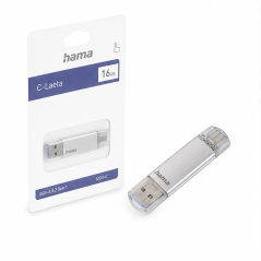 Clé USB Hama C-Laeta 16 Go USB-C et USB-A