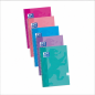 Oxford School Write&Erase 4+1 Spiral Notebook Pack, 80 Sheets, 4x4 Grid with Margin, Hard Cover Oxford School Write&Erase 4+1 Spiral Notebook Pack, 80 Sheets, 4x4 Grid with Margin, Hard Cover