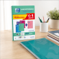 Oxford School Write&Erase 4+1 Spiral Notebook Pack, 80 Sheets, 4x4 Grid with Margin, Hard Cover Oxford School Write&Erase 4+1 Spiral Notebook Pack, 80 Sheets, 4x4 Grid with Margin, Hard Cover