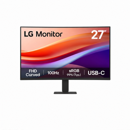 LG 27U421A-B Écran 27" incurvé FHD USB-C